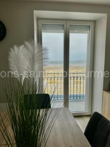 La Tourelle - Balcon vue mer et terrasse plein sud à Saint-Aubin-sur-Mer